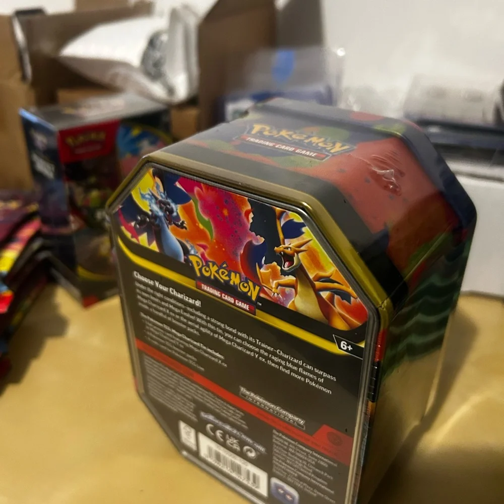 Trading Card Game‎ Tin - Black/Multicolor Mega Charizard X